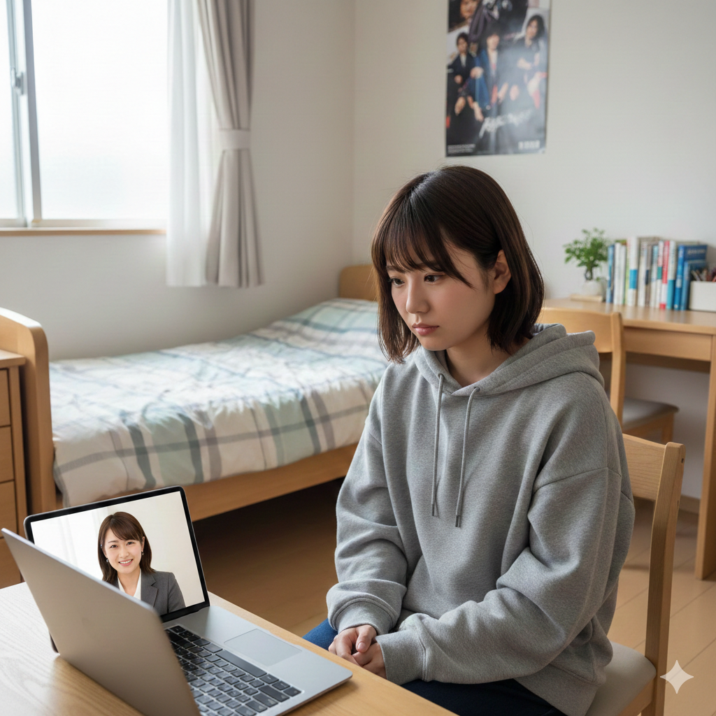 配信に興味はあるけど不安な気持ちをマネージャーに吐露する配信者(ライバー)の女性。大丈夫、あなたの声や気持ちに寄り添い、楽しい時間の作り方を一緒に考えます。