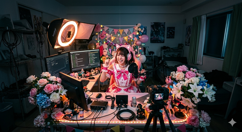 八方美人スタイルは、残念ながら人の記憶に残りにくいものです。万人受けより熱狂的なファンを。それが逆に同接が伸びない、ファンが増えないという悩みを解決します。