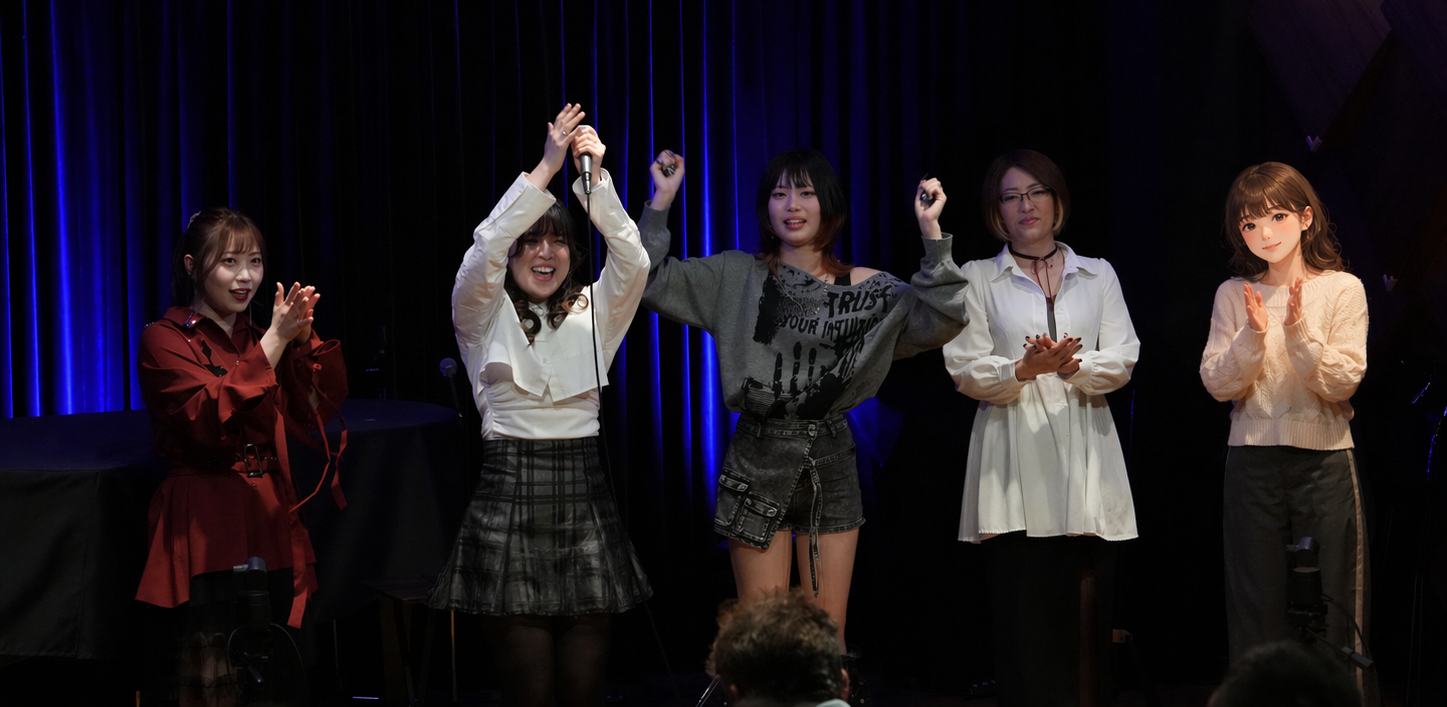 Unscripted vol.1 全員でのMC中の集合写真